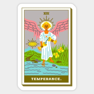 XIV - Temperance - Tarot Card Sticker